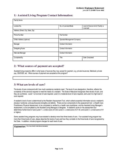 Uniform Disclosure Statement Fill Out Sign Online DocHub