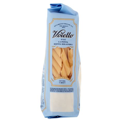 Voiello Pasta La Penna Doppia Rigatura N152 Grano Aureo 100 Italiano