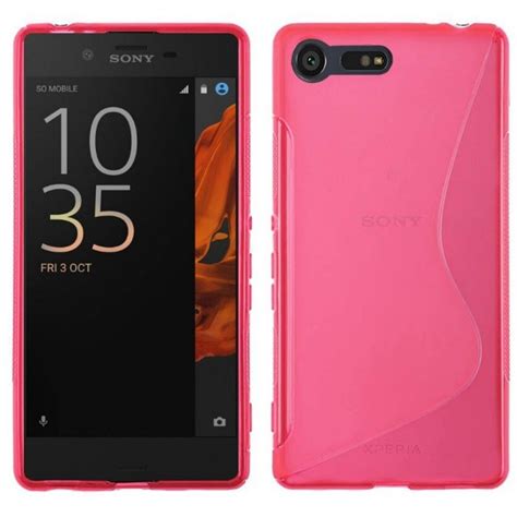 S Line Silikondeksel Sony Xperia X Compact F Rosa Elkj P Elkj P