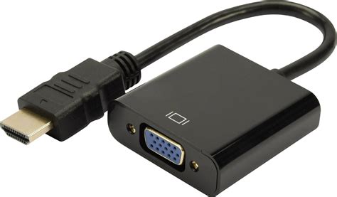 Digitus Hdmi Vga Adapter 1x Hdmi Stekker 1x Vga Bus Jackplug