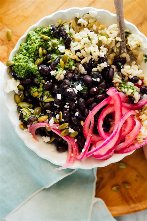 Fresh Black Bean Burrito Bowl Recipe Cookie And Kate