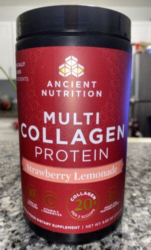 Dr Axe Ancient Nutrition Multi Collagen Protein Strawberry