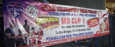 Menyambut Hari Pahlawan Nasional November M Volley Bekasi