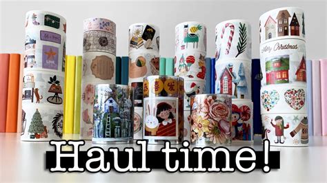 Holiday Washi Tape Haul The Washi Tape Shop YouTube