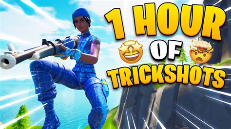 Hour Of Insane Fortnite Trickshots Fortnite Montage Youtube