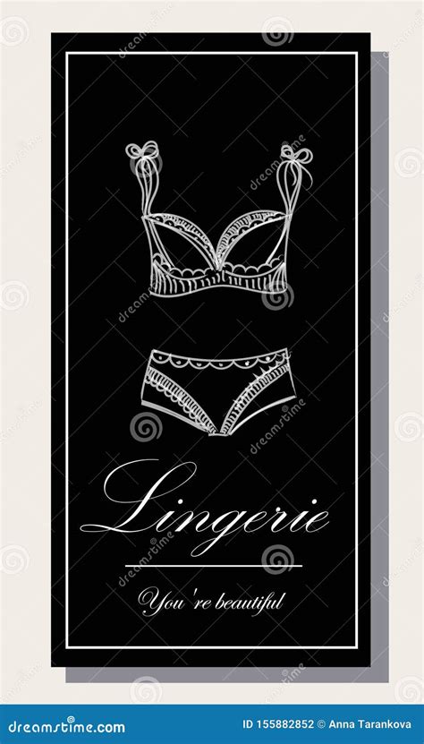 Logo And Seamless Pattern For Fashionable Women S Lingerie Collection