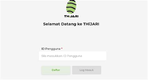 Thijari Daftar Login Dan Semakan Penyata Tabung Haji Online