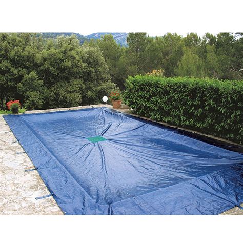 Bâche De Protection 140G/m² Pour Piscine Rectangulaire destiné Bache ...