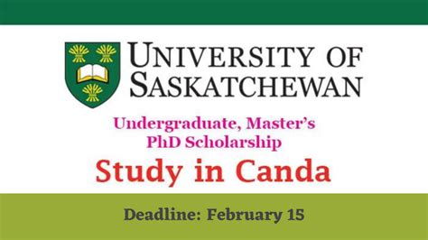 University of Saskatchewan Scholarships 2024 | Fully-Funded - OpforAll