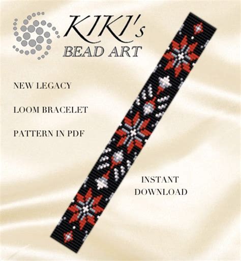 Loom Bracelet Pattern Bead Loom Pattern New Legacy Ethnic - Etsy