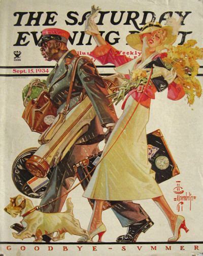 1934 Saturday Evening Post Cover ~ J C Leyendecker Vintage Magazine Covers