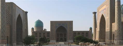 Registan Square Modern Sandy Place Rajasthan Samarkand