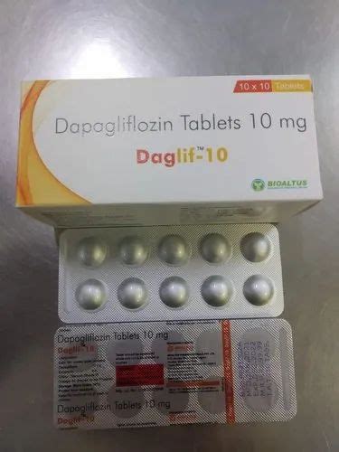 Dapagliflozin Tablets 10mg At Rs 90box Daparyl 10 In Chandigarh Id