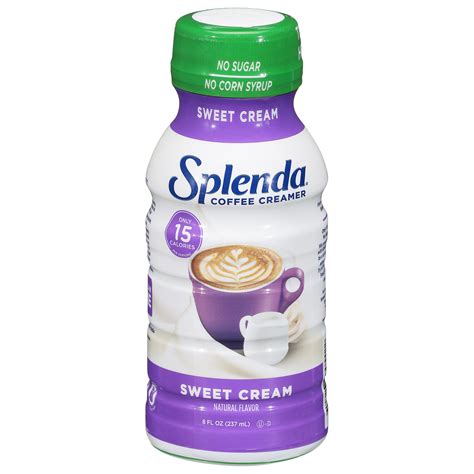 Splenda Sugar Free, Low Calorie Sweet Cream Coffee Creamer, 8 Fl Ounces