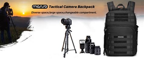 MOSISO Camera Backpack DSLR SLR Mirrorless Photography Tactical Camera