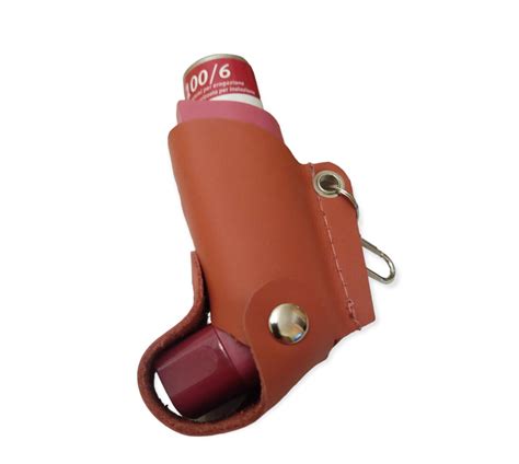 Leather Inhaler Case Personalized Leather Salamol Pouch Leather