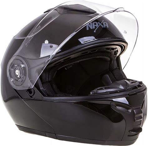 Kask Motocyklowy Naxa Szcz Kowy Fo Black Opinie I Ceny Na Ceneo Pl