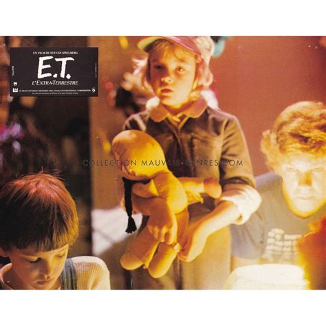 E T THE EXTRA TERRESTRIAL French Lobby Card N03 9x12 In 1982