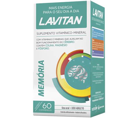 Lavitan Mem Ria Comprimidos Cimed Fsl Farma Drogaria E