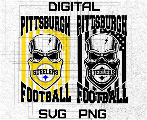 Steelers Football Svg Etsy