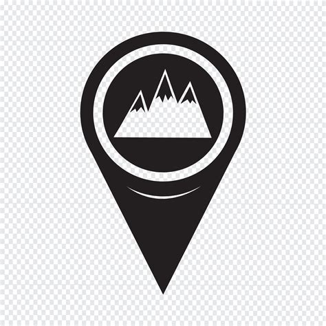 Map Pointer Mountains Icon Vector Art At Vecteezy