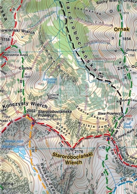 Tatry Polskie Mapa Turystyczna Przewodnik Zestaw