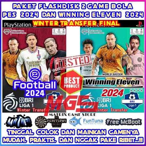 Jual Flashdisk Game PS 2 PS2 Winning Eleven 2024 PES 2024 Winter