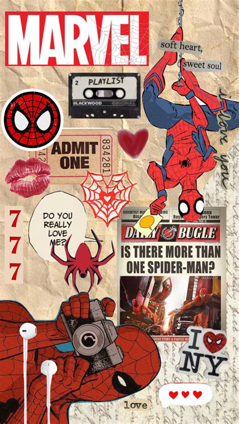 Check Out Sofiaaa S S Shuffles Collage Aesthetic Spiderman Marvel