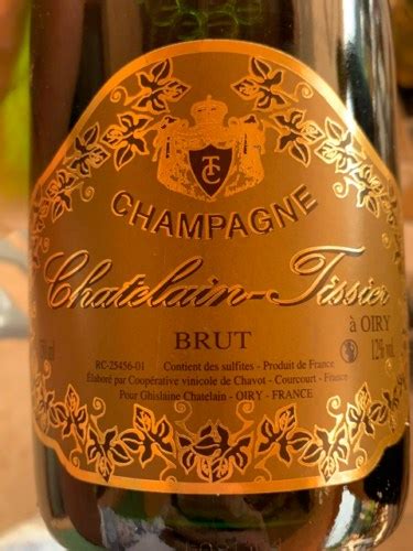 Chatelain Tissier Brut Champagne Grand Cru Oiry Vivino Us