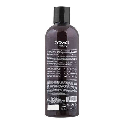 Buy Cosmo Hair Naturals Anti-Dandruff Tea Tree Oil Shampoo, Hair ...