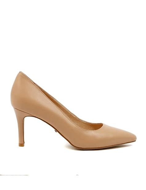 Midas Berri Dark Nude Leather Heels David Jones