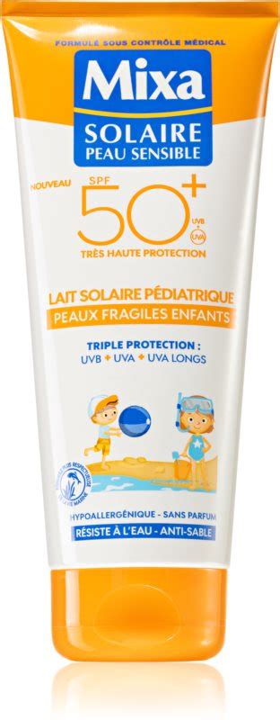 Mixa Sun Cr Me Solaire Pour Enfant Spf Notino Be