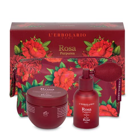 Lerbolario Pachet Purple Rose Apa De Parfum 30ml Crema Fluida De Corp 75ml Dr Max Farmacie