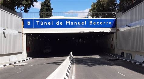 El túnel de Manuel Becerra reabre este viernes al tráfico tras