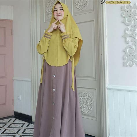 Jual S M L Xl Xxl Xxxl L Fashion Muslim Gamis Jumbo Busui