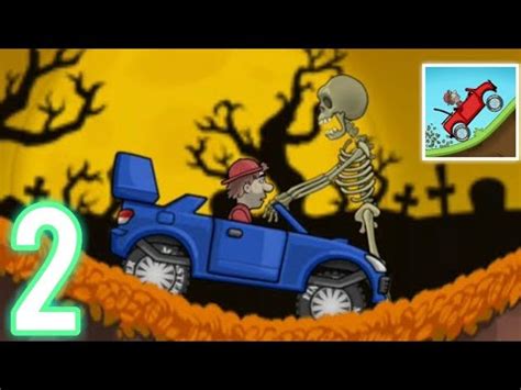 Hill Climb Racing Haunted Way Rally Car Gameplay Walkthrough Video