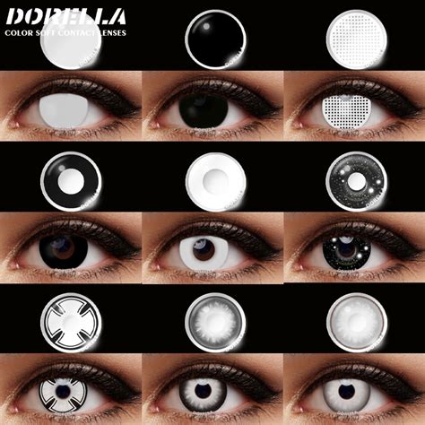 Dororella 1 Pair Cosplay Color Contact Lenses For Eyes Anime Lenses