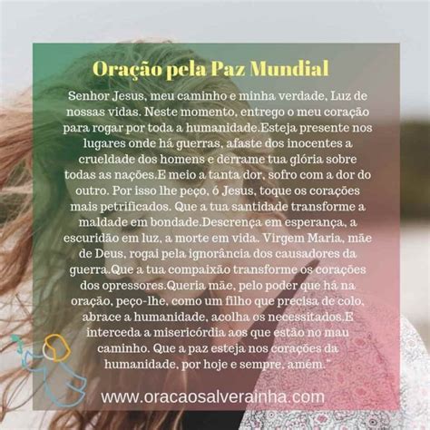 Ora O Pela Paz Mundial Todos Juntos Portal Ora O