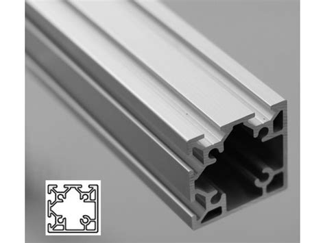 Aluminium Profile 40x40 6mm Slot Contact Systeal
