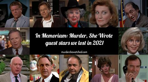 In Memoriam: Murder, She Wrote guest stars we lost in 2021 – Murder ...