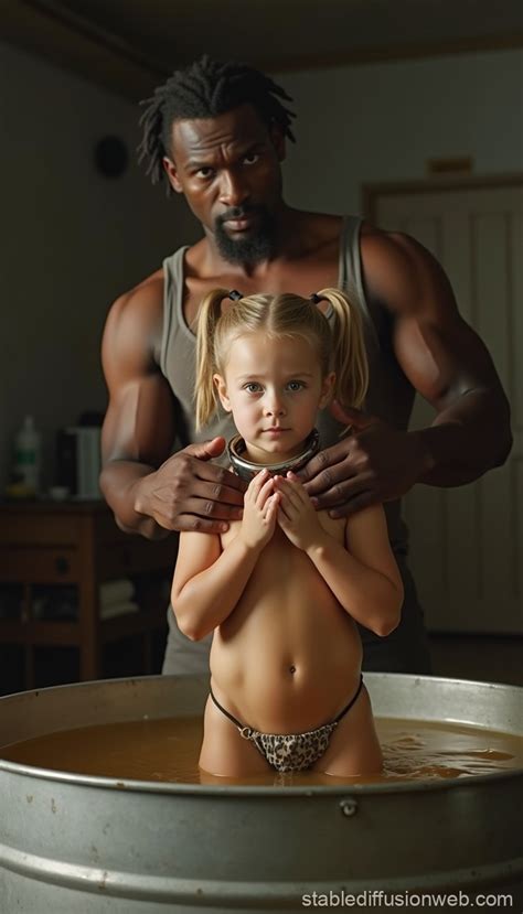 Blonde Dad Son Bath Full Body Prompts Stable Diffusion Online