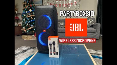 Review Jbl Wireless Microphone And Party Box 310 Youtube