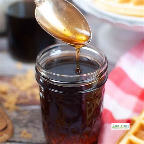 How To Make Homemade Pancake Syrup An Off Grid Life