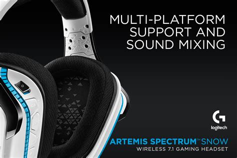 Logitech® G933 Artemis Spectrum™ Snow Wireless 71 Gaming Headset