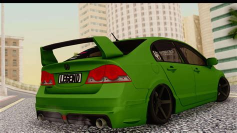 Honda Civic Fd For Gta San Andreas