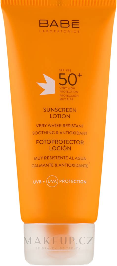 Opalovací mléko SPF Babe Laboratorios Sun Lotion Makeup cz