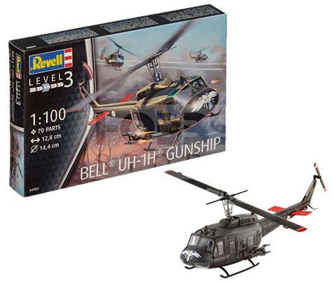 Revell Bell Uh H Gunship Helikopter Makett R K