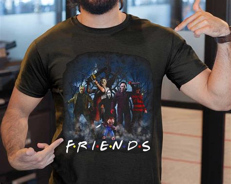 Friends Halloween Scary Horror Movie Shirt Friends Halloween Shirt