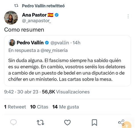 La Noe on Twitter RT SiPeroNo1 Tuit de pvallin arrogándose que