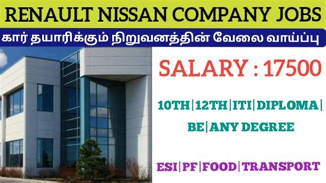 Jobs In Manufacturing Company Today Job Opening In Chennai Jobs In